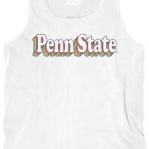 Blue 84 Penn State White Crop Tank Top NWT